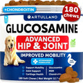 Glucosamine For Dogs Hip And Joint Supplement Chondroitin Hemp Oil MSM Chews Arthritis Support Large Breeds 120 Treats